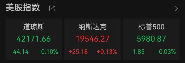 安联 道指小幅收跌0.1% 能源股全线走低