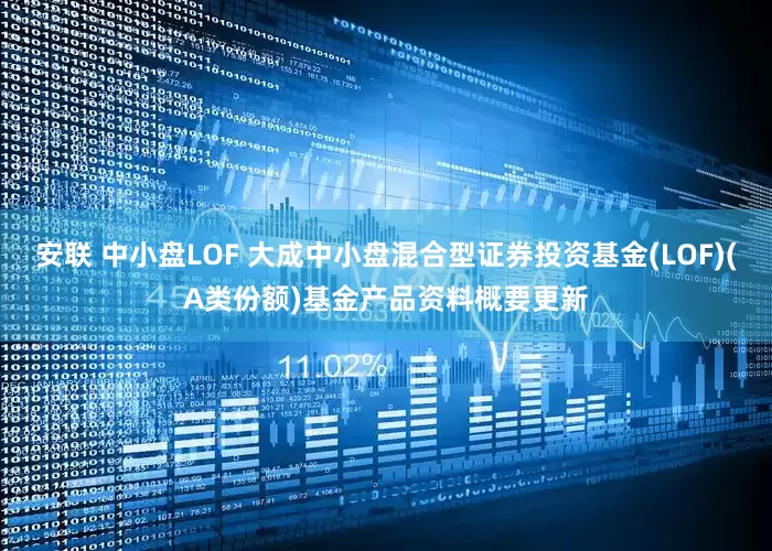 安联 中小盘LOF 大成中小盘混合型证券投资基金(LOF)(A类份额)基金产品资料概要更新